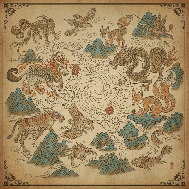 The Complete Guide to Shanhai Jing: China's Book of Mythical Creatures