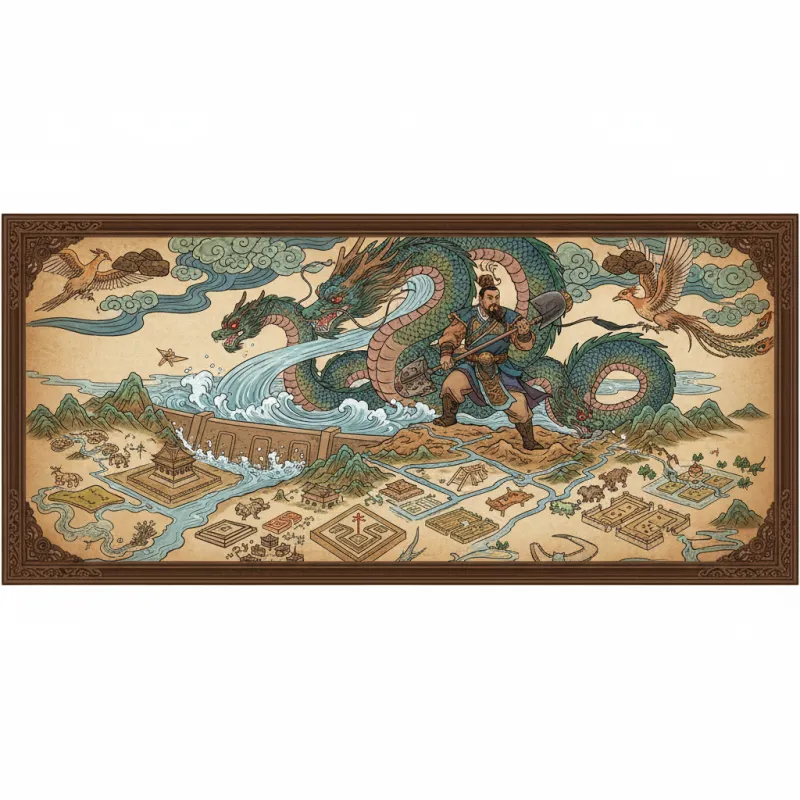 Da Yu Controls the Floods: Engineering Meets Mythology