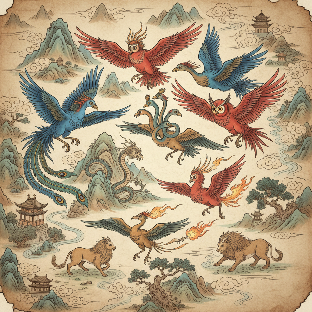 Enigmatic Birds of the Shanhaijing: Myths, Legends, and Significance
