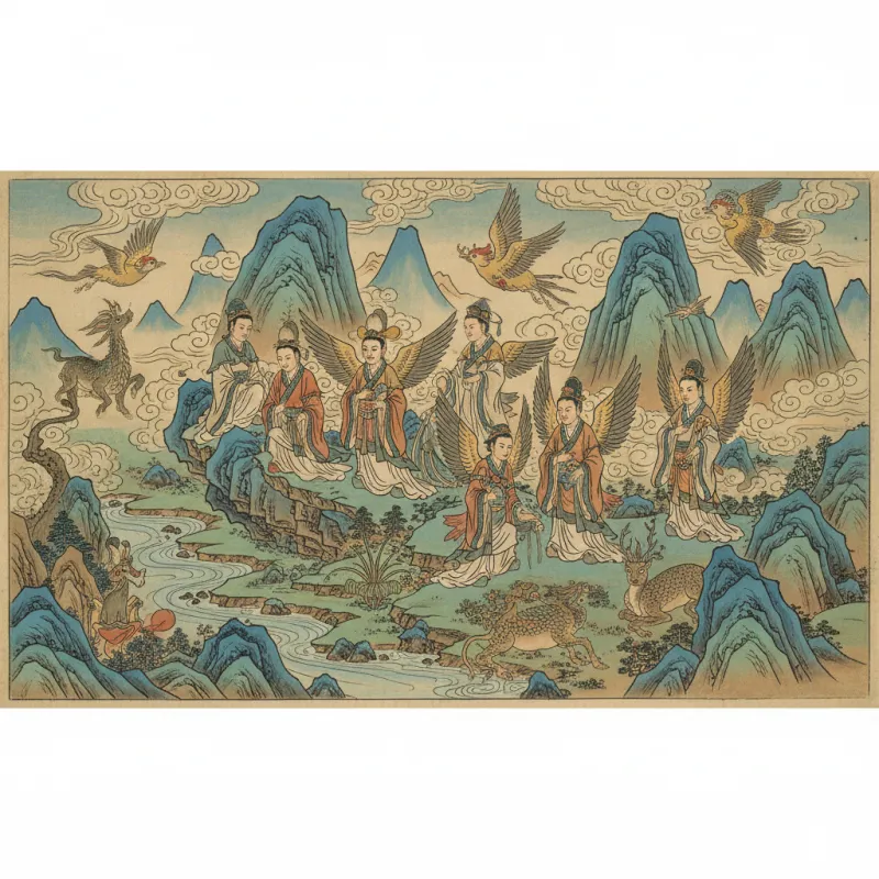 The Feathered People: Winged Humans of the Shanhai Jing