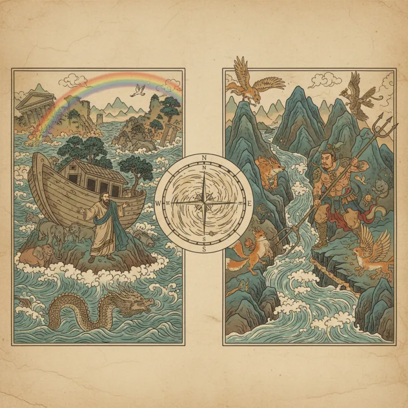 Flood Myths: Noah vs Gun-Yu