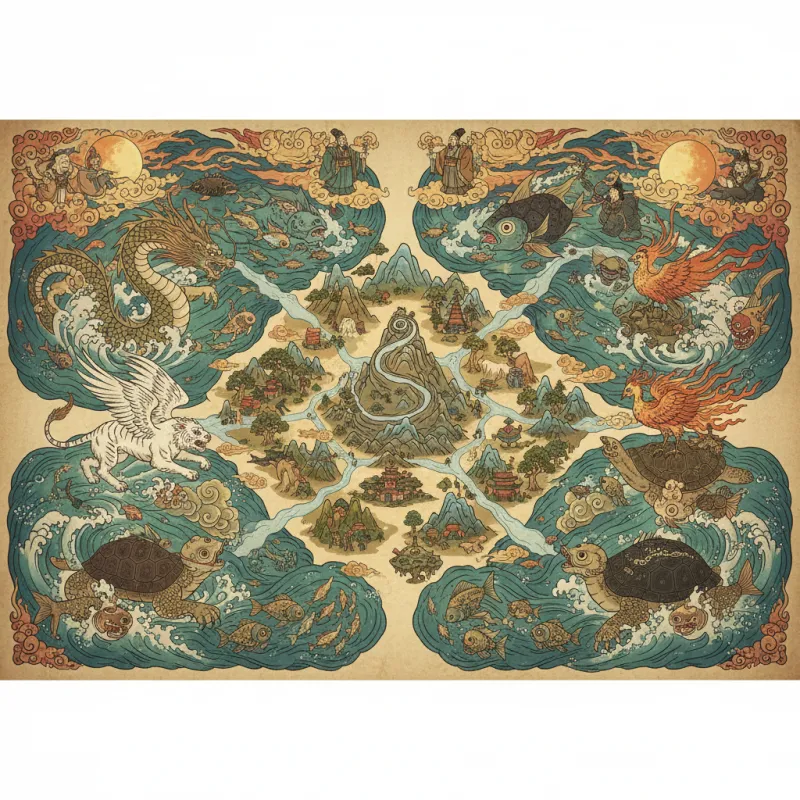 The Four Seas and the Shape of the Ancient Chinese World