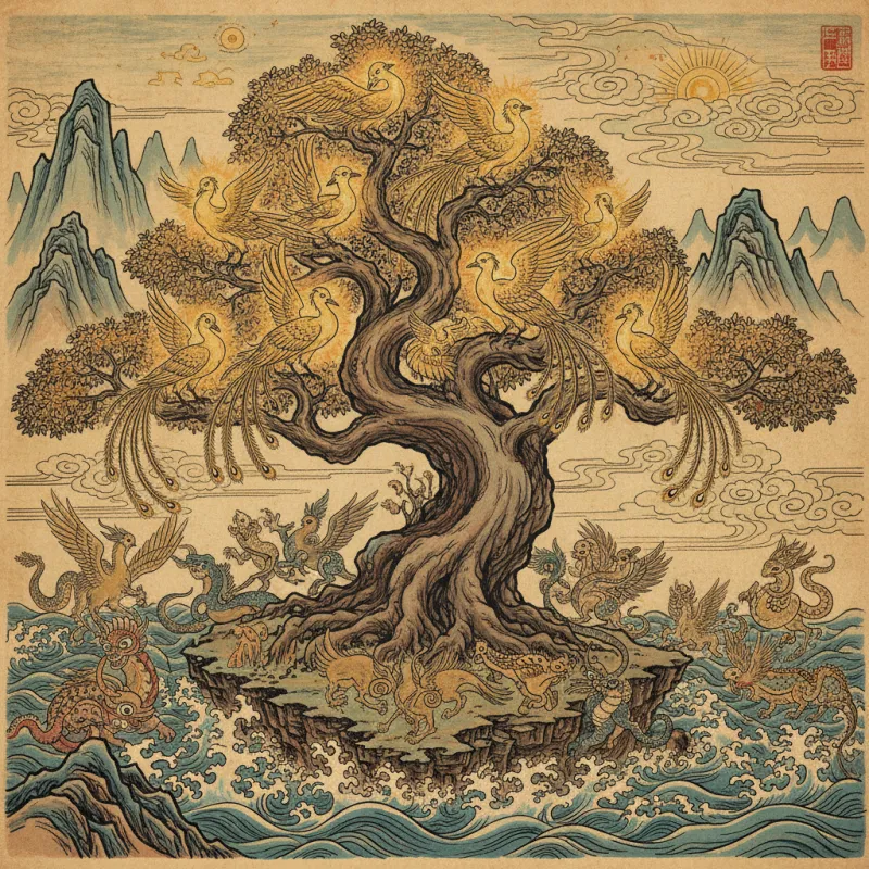 The Fusang Tree: Where Ten Suns Rest