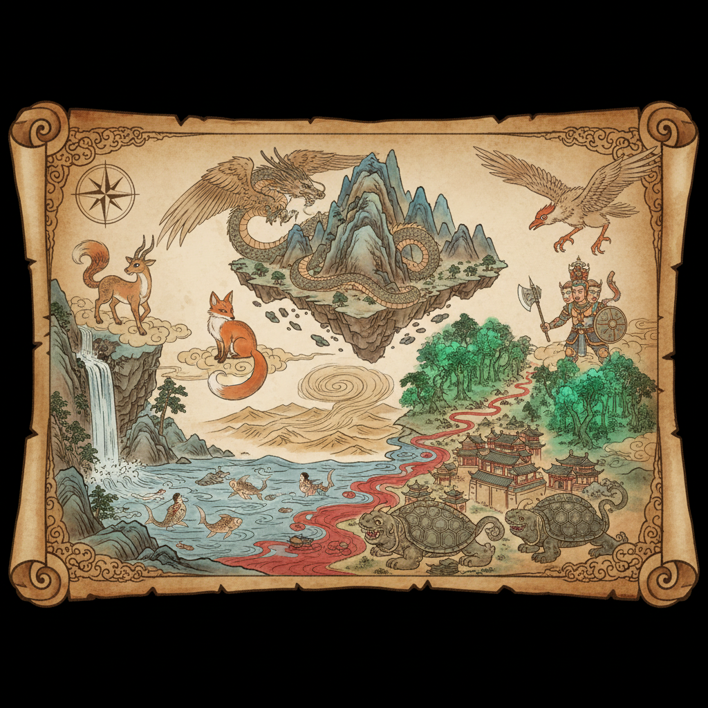 Discovering the Guardians of Shanhaijing: Mythical Creatures and Legendary Lands