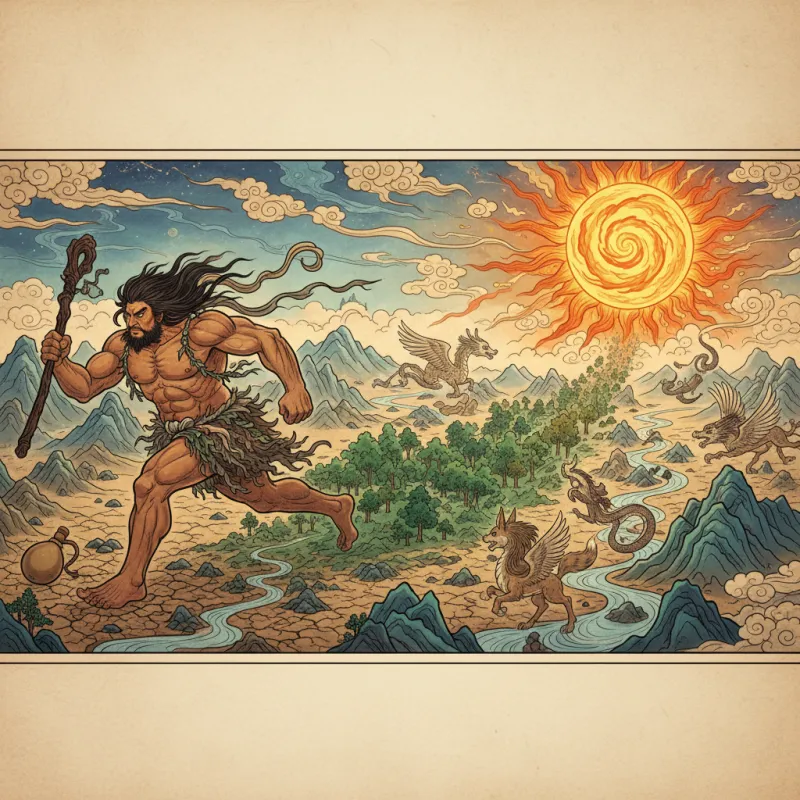 Kuafu Chases the Sun: The Giant's Last Run