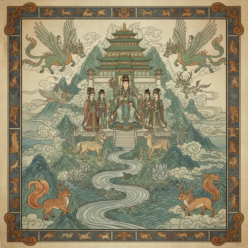 The Jade Palace of Kunlun: Home of the Queen Mother of the West — Shanhai Perspective
