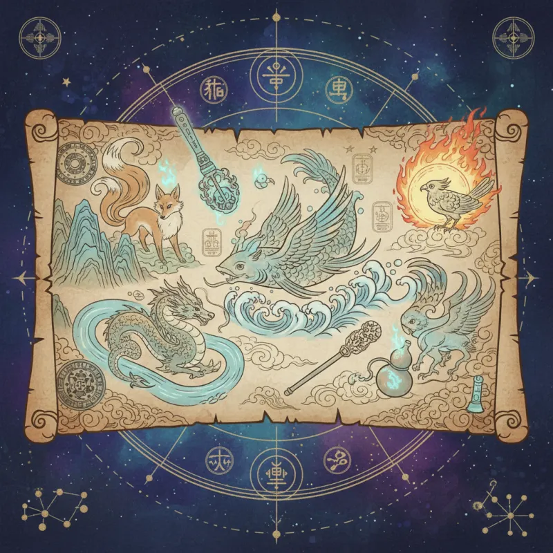Magical Artifacts of the Shanhaijing