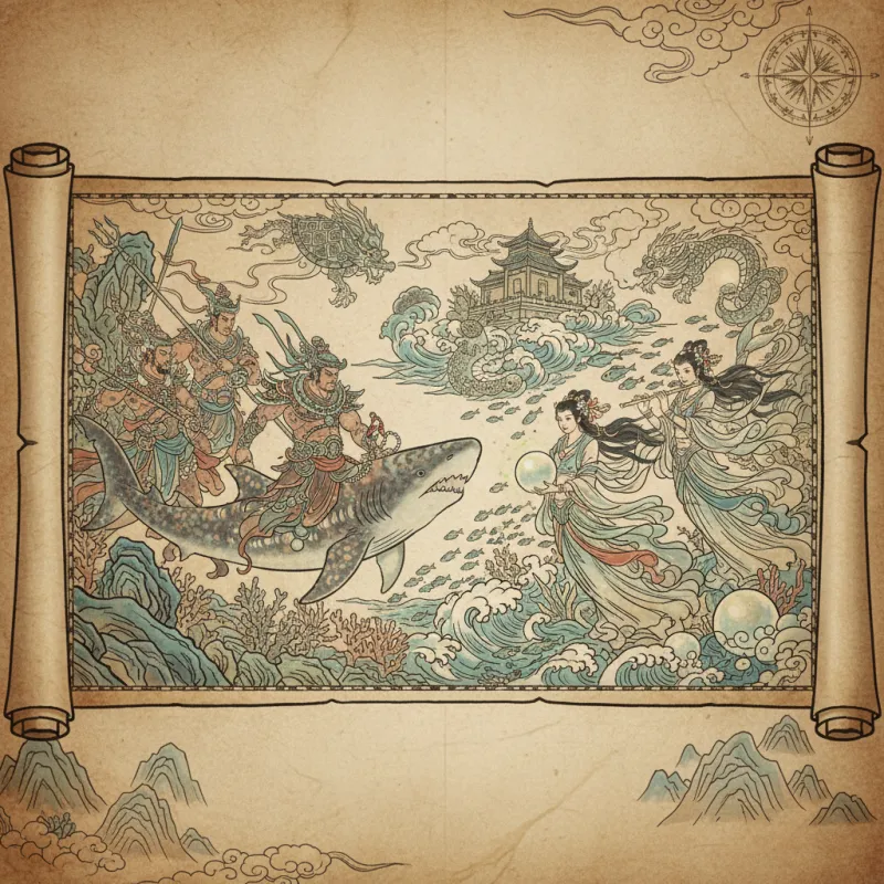 Merfolk in Chinese Mythology: The Shark People and Sea Maidens