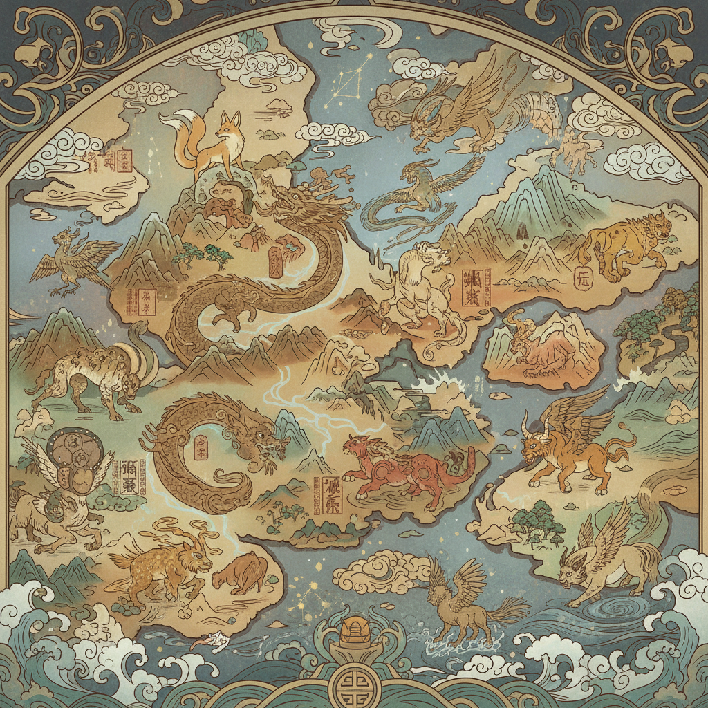 Mystical Beasts of the Shanhaijing: A Journey Through Myth and Geography
