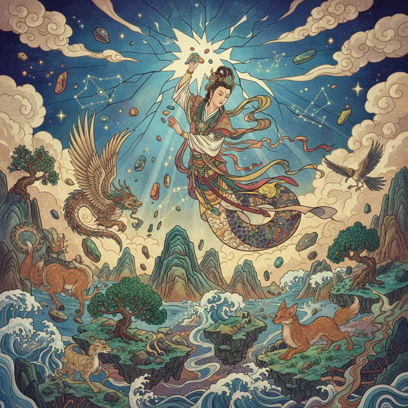 Nüwa Repairs the Sky: Saving the World