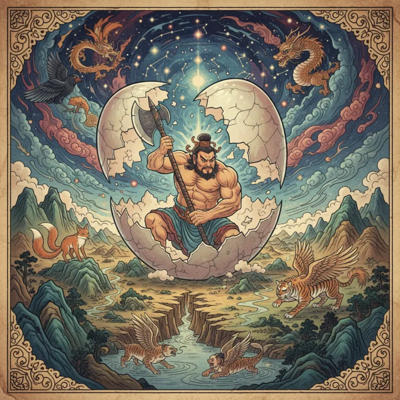 Pangu and the Cosmic Egg: Chinese Creation Story