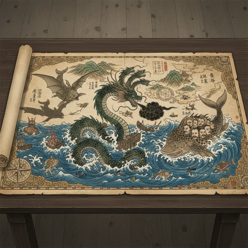 Sea Monsters of the Shanhai Jing: Terrors of the Deep
