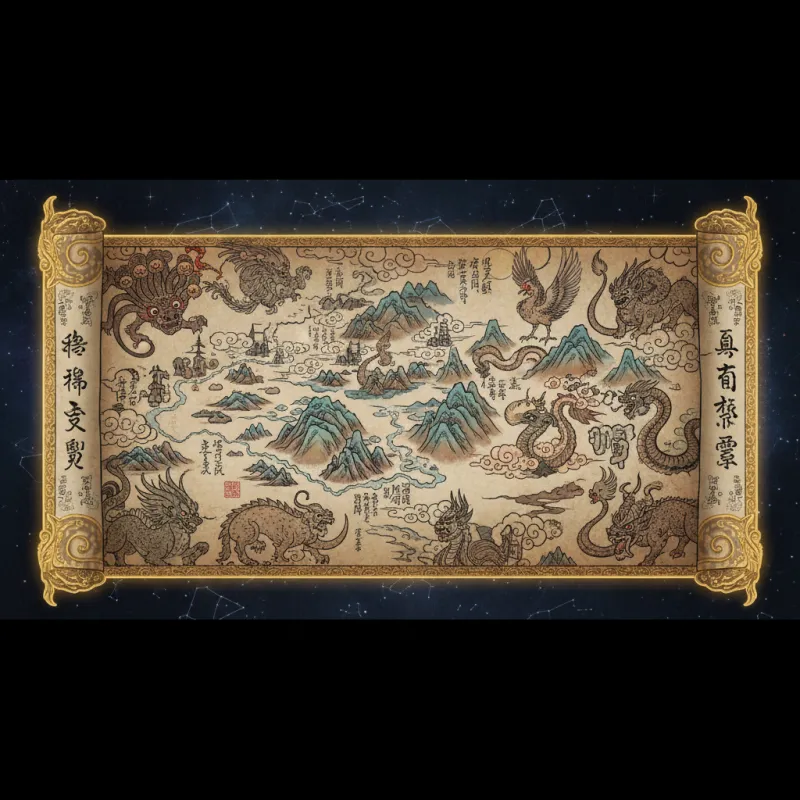 Shanhai Jing in Art: From Ancient Scrolls to Modern Illustration