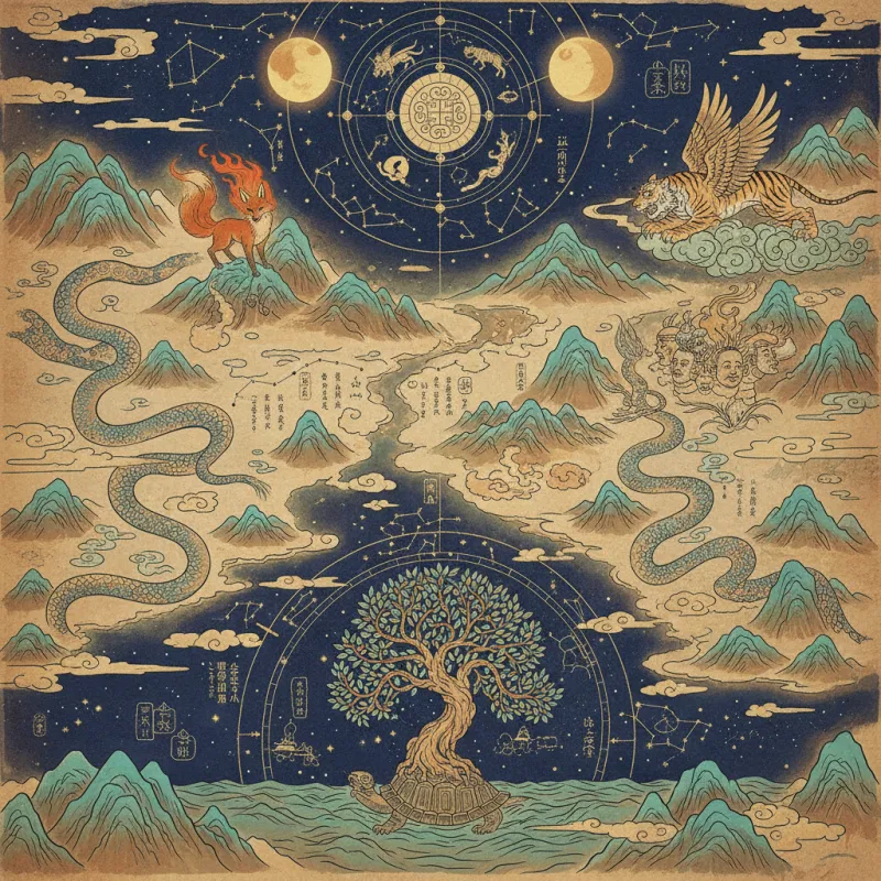 The Cosmology of the Shanhaijing: How Ancient Chinese Mapped the Universe
