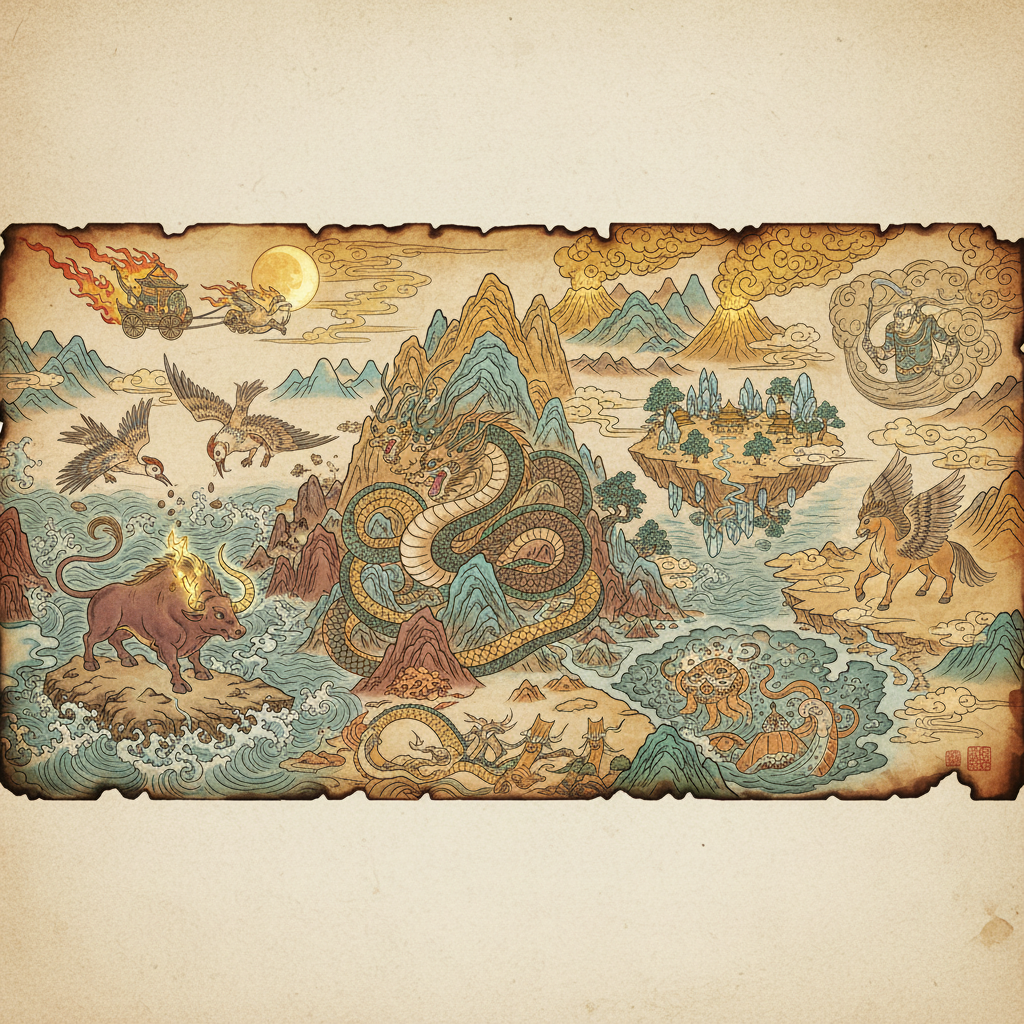 Exploring Shanhaijing’s Most Enigmatic Mythical Creatures and Mysterious Lands