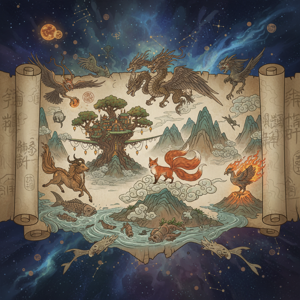 Unraveling the Mysteries of Shanhaijing: Myths, Creatures, and Fantastic Realms