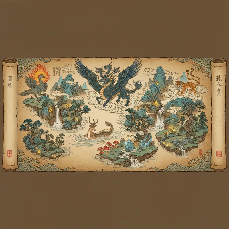 Unraveling the Mysteries of Shanhaijing: Mythical Creatures and Enigmatic Lands