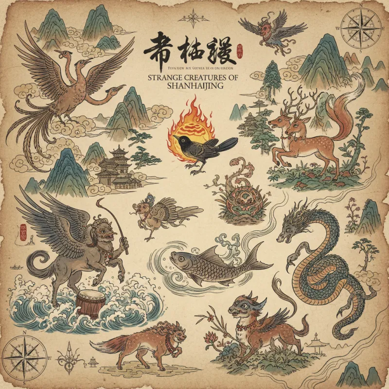 Strange Creatures of the Shanhaijing: A Field Guide to the Impossible