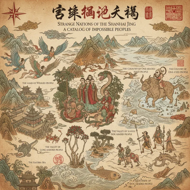 Strange Nations of the Shanhai Jing: A Catalog of Impossible Peoples