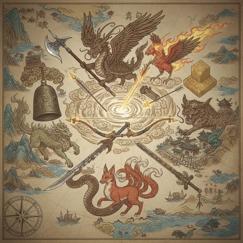 Weapons of the Gods in Chinese Mythology