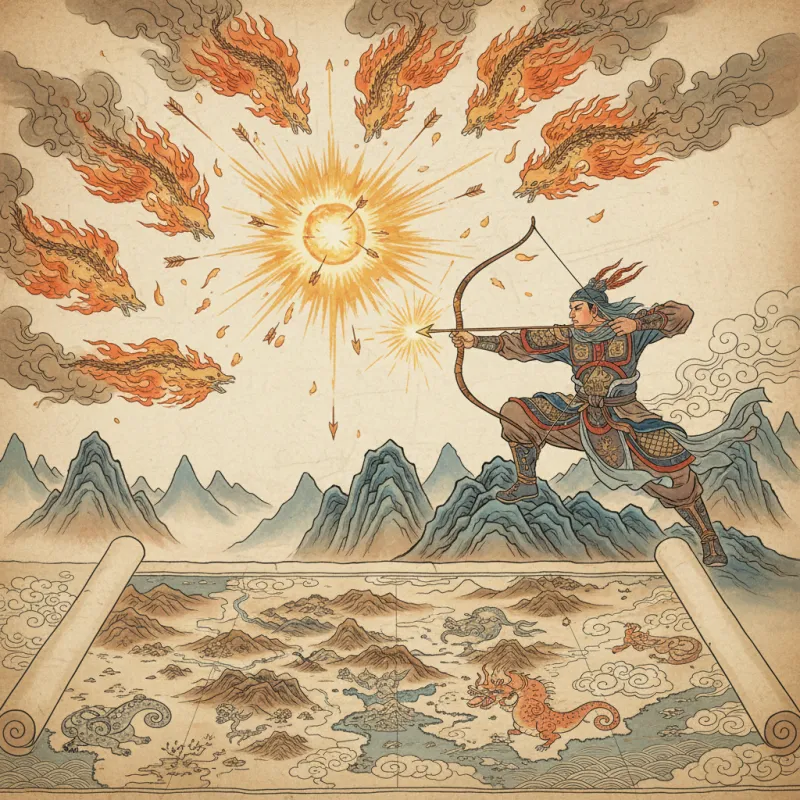 Yi the Archer: The Man Who Shot Down Nine Suns
